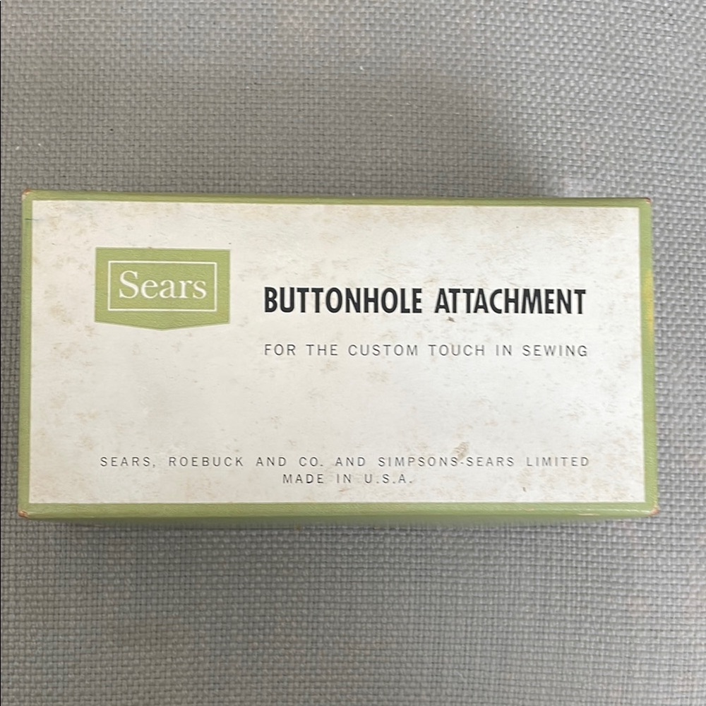 1960’s Sears Buttonhole Attachment